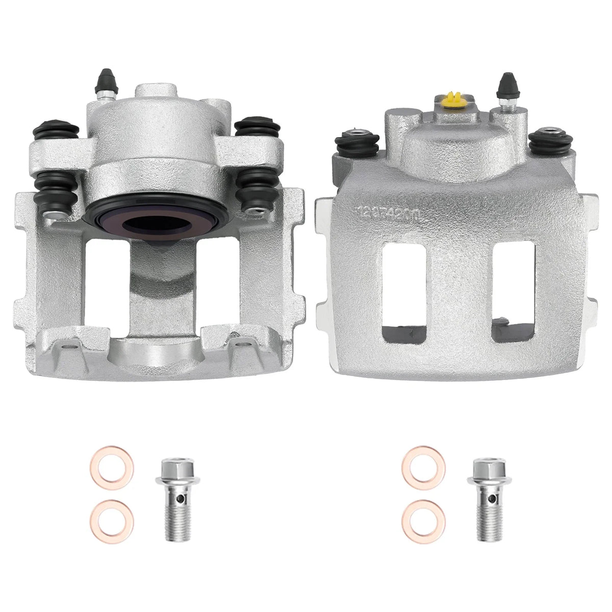 Front Brake Calipers (Set of 2) for Jeep Wrangler TJ, Cherokee XJ 1990-2001