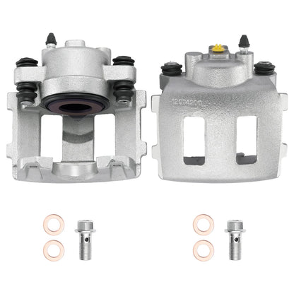 Front Brake Calipers (Set of 2) for Jeep Wrangler TJ, Cherokee XJ 1990-2001