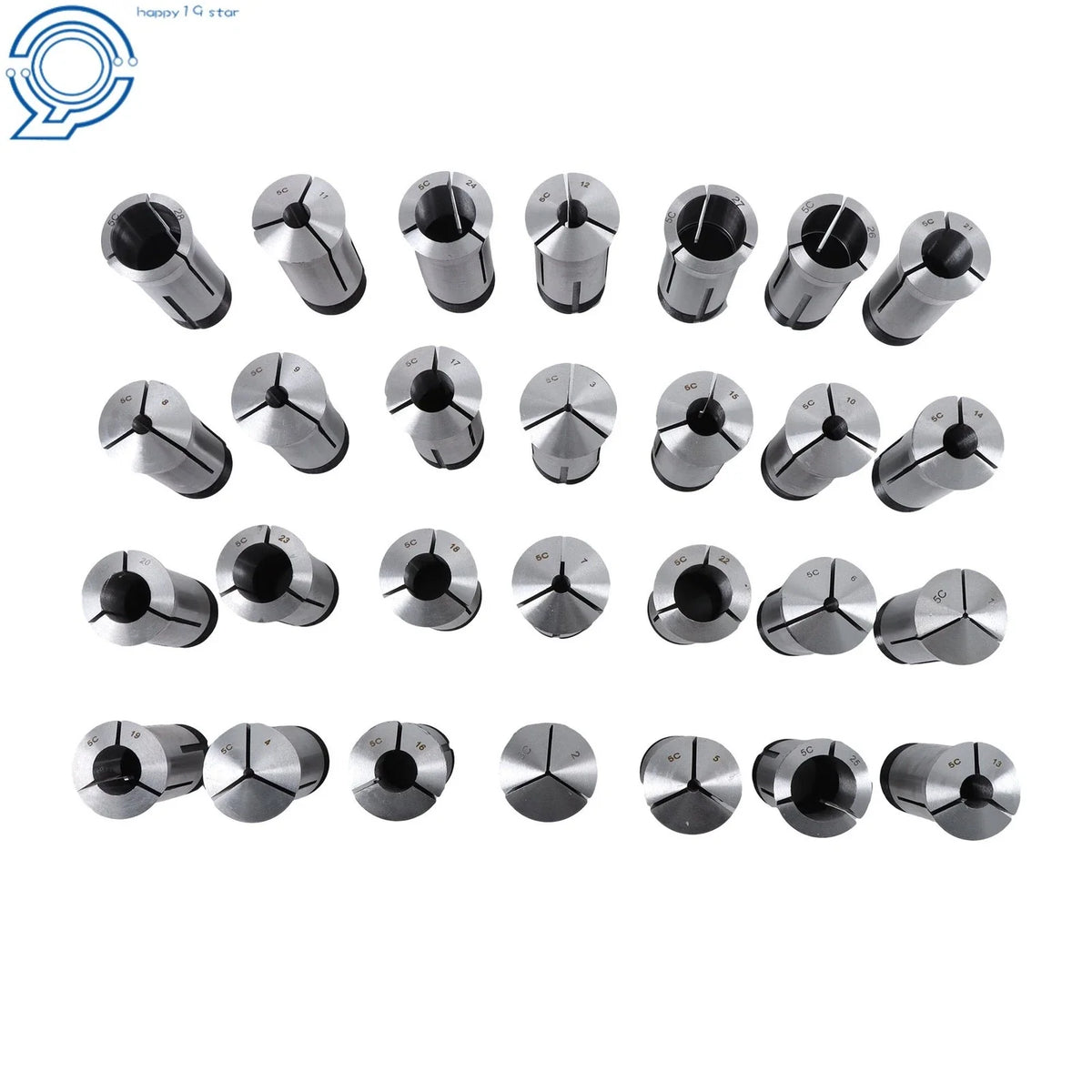Full Metric Range 28X Precision Collet Set (1-28mm)