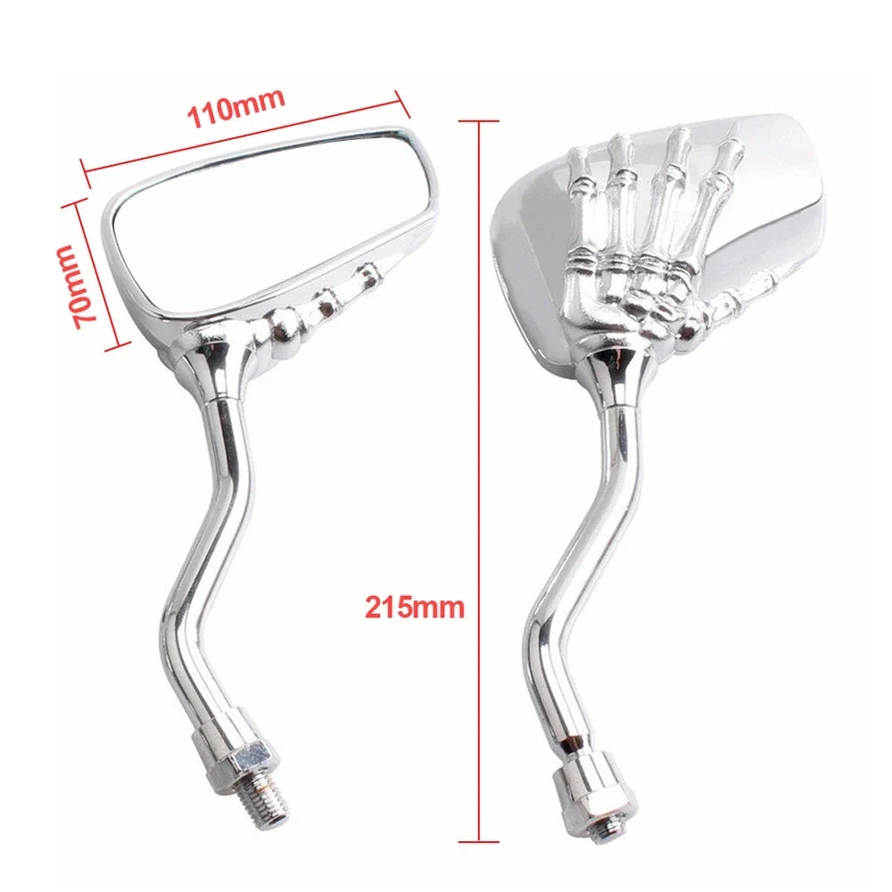 8mm Thread Rearview Side Mirrors for Suzuki Honda (Motorcycle)