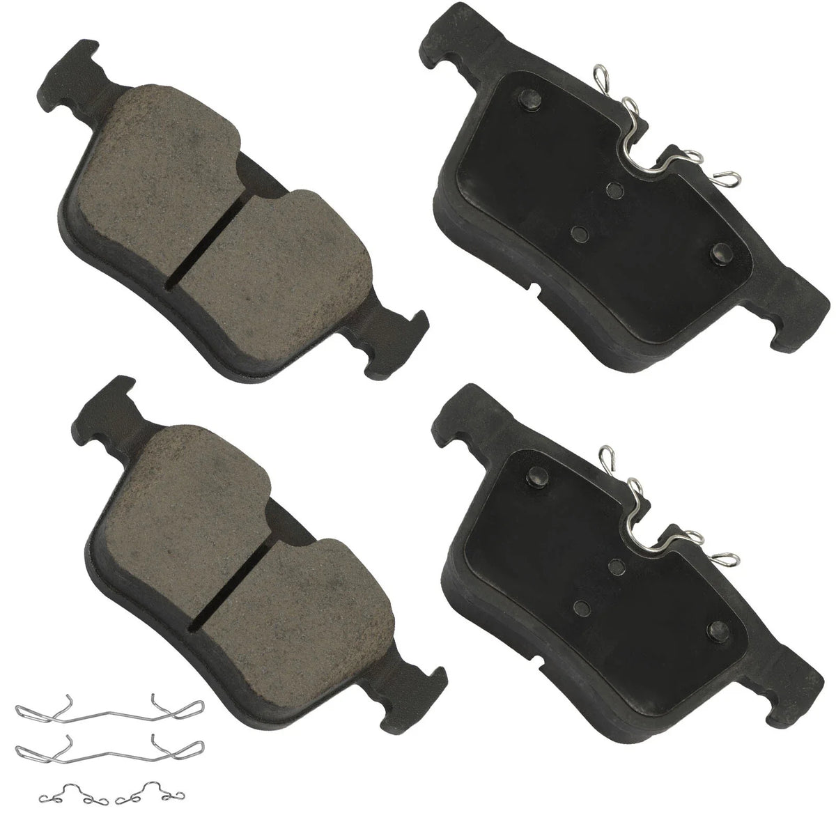 Set of 4 Rear Ceramic Brake Pads for Jaguar E-Pace, XE, XF (2017–2022)