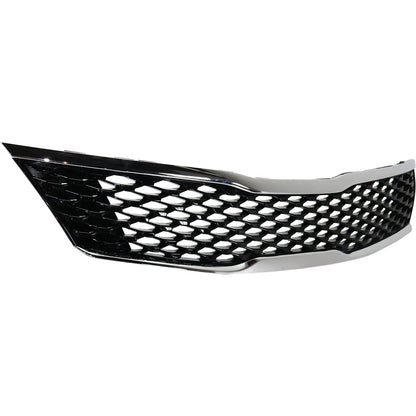 Grille Assembly for Kia Optima (2016–2018) - Painted Black Shell & Insert