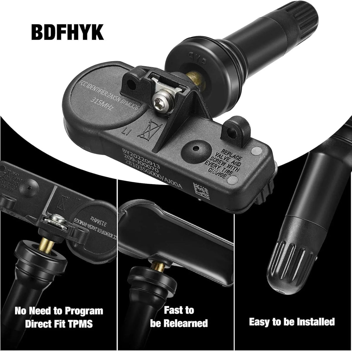 Tire Pressure Monitoring Sensor 28103AG00A for S60 (2003–2009)