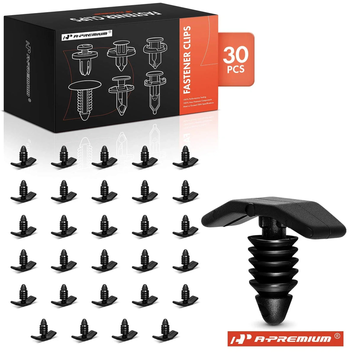 30Pcs Nylon Cowl Insulation Clips for GM Ford