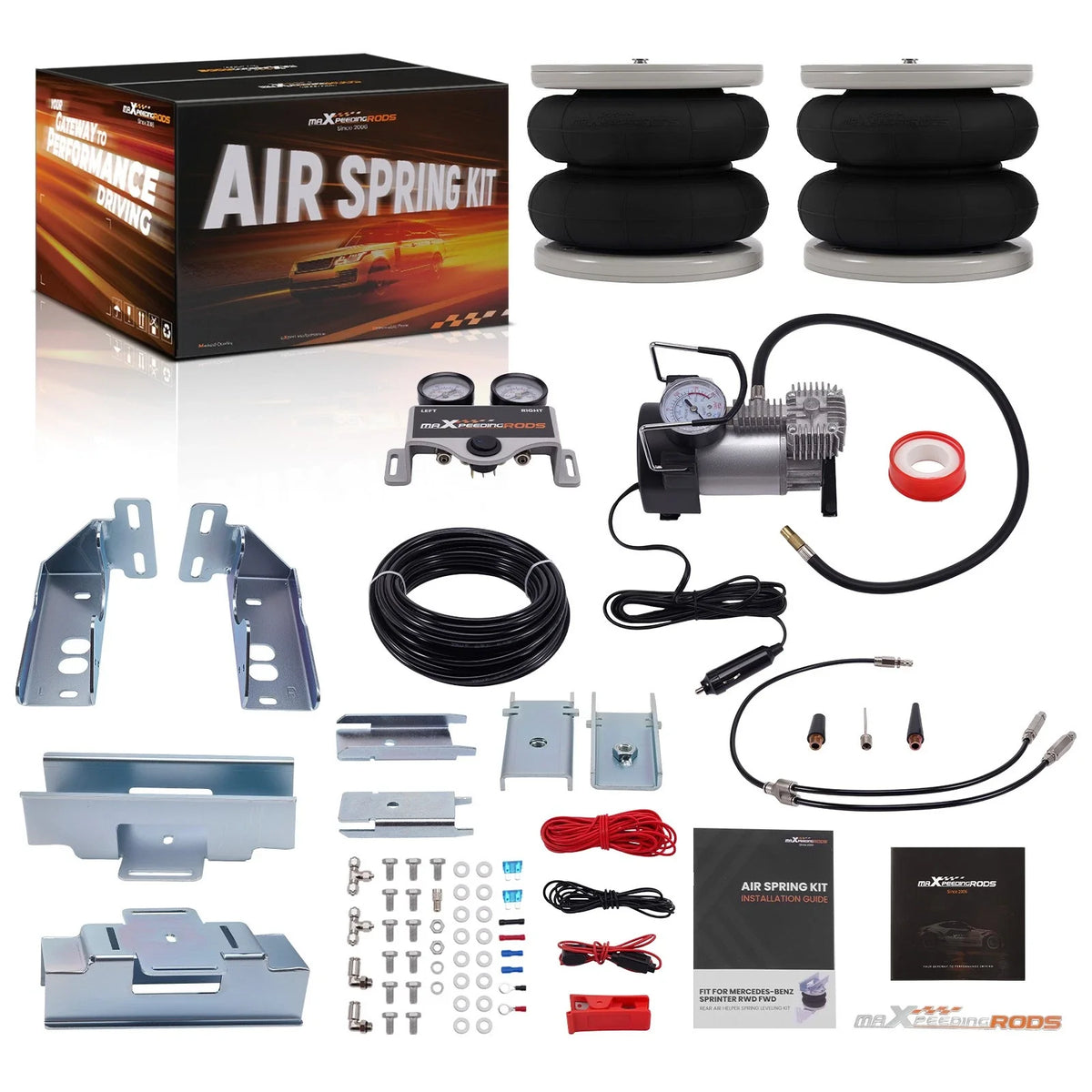 Air Suspension Spring Kit for Mercedes-Benz Sprinter (2006–2020)