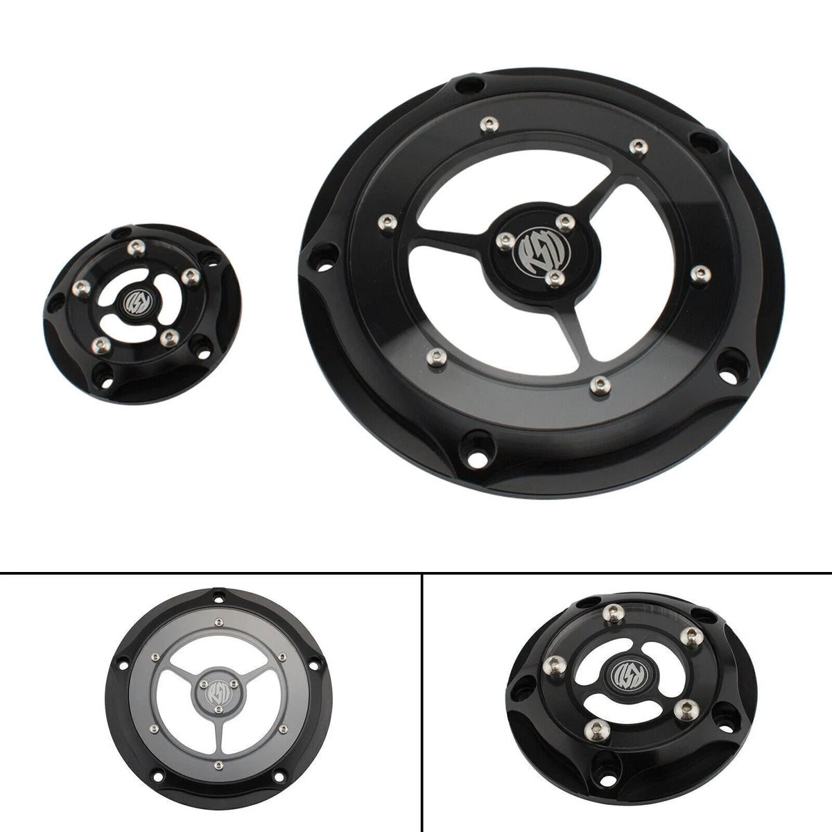Side Stator Engine Cover Protector for Harley Road King Fat Glide (2007–2016)