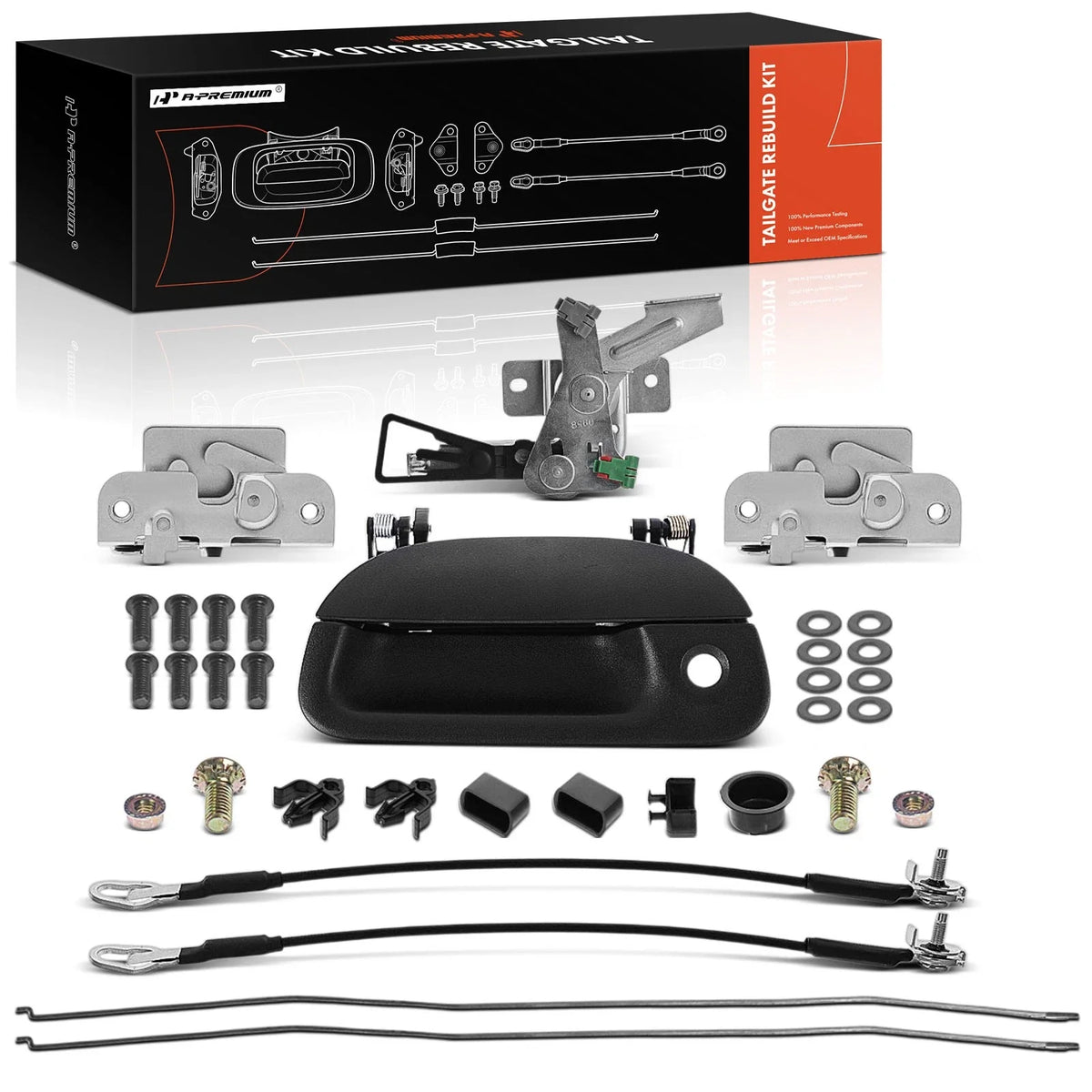 Tailgate Hardware Rebuild Kit with Cable for Ford F-150 (1997–2003)