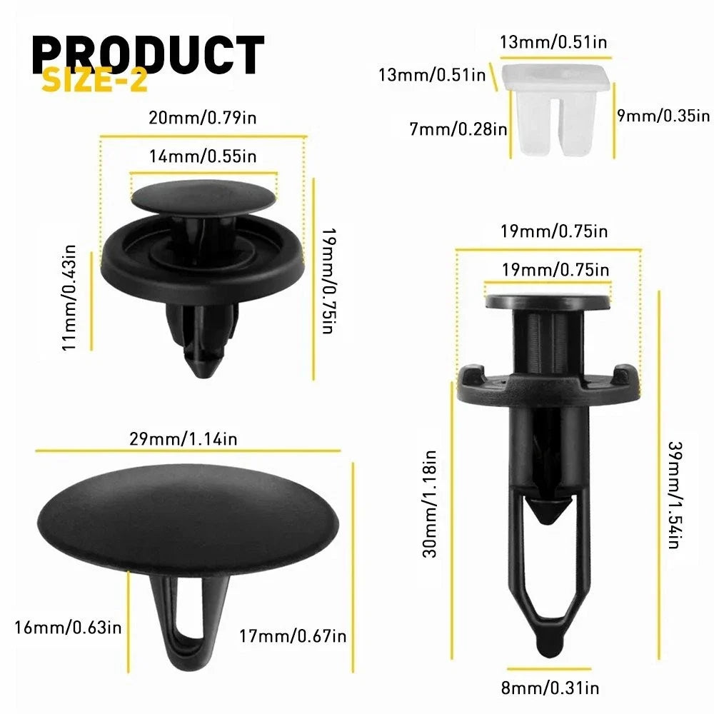 Fender Retainer Clip Fastener for Toyota K (146)
