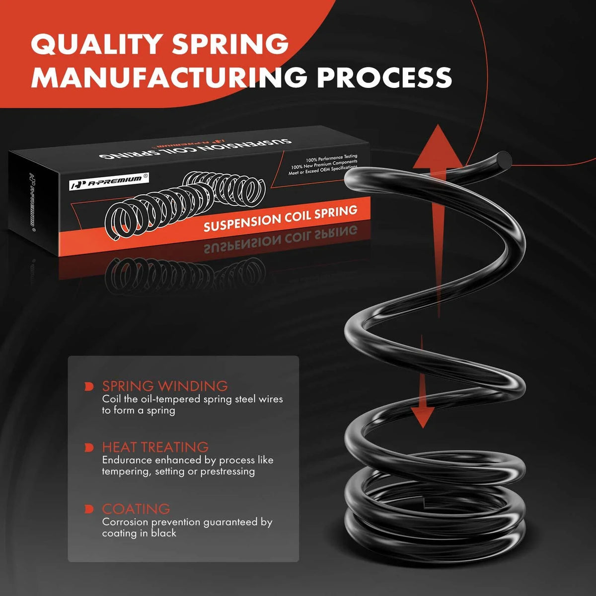 2x Rear Coil Springs for Maxima (2004-2008) & Altima (2002-2006)