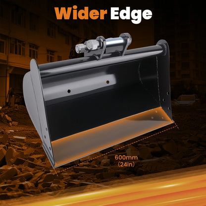 Excavator Bucket (23.6" Width) for Mini Excavator