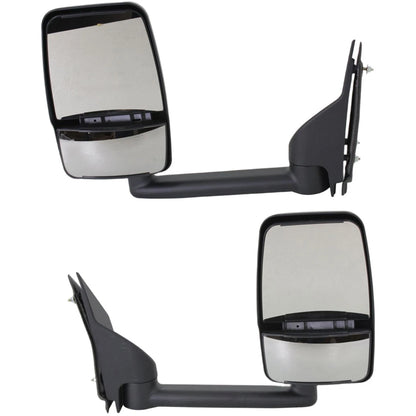 Textured Tow Manual Mirror Pair for Chevy Express Savana (2003–2017)