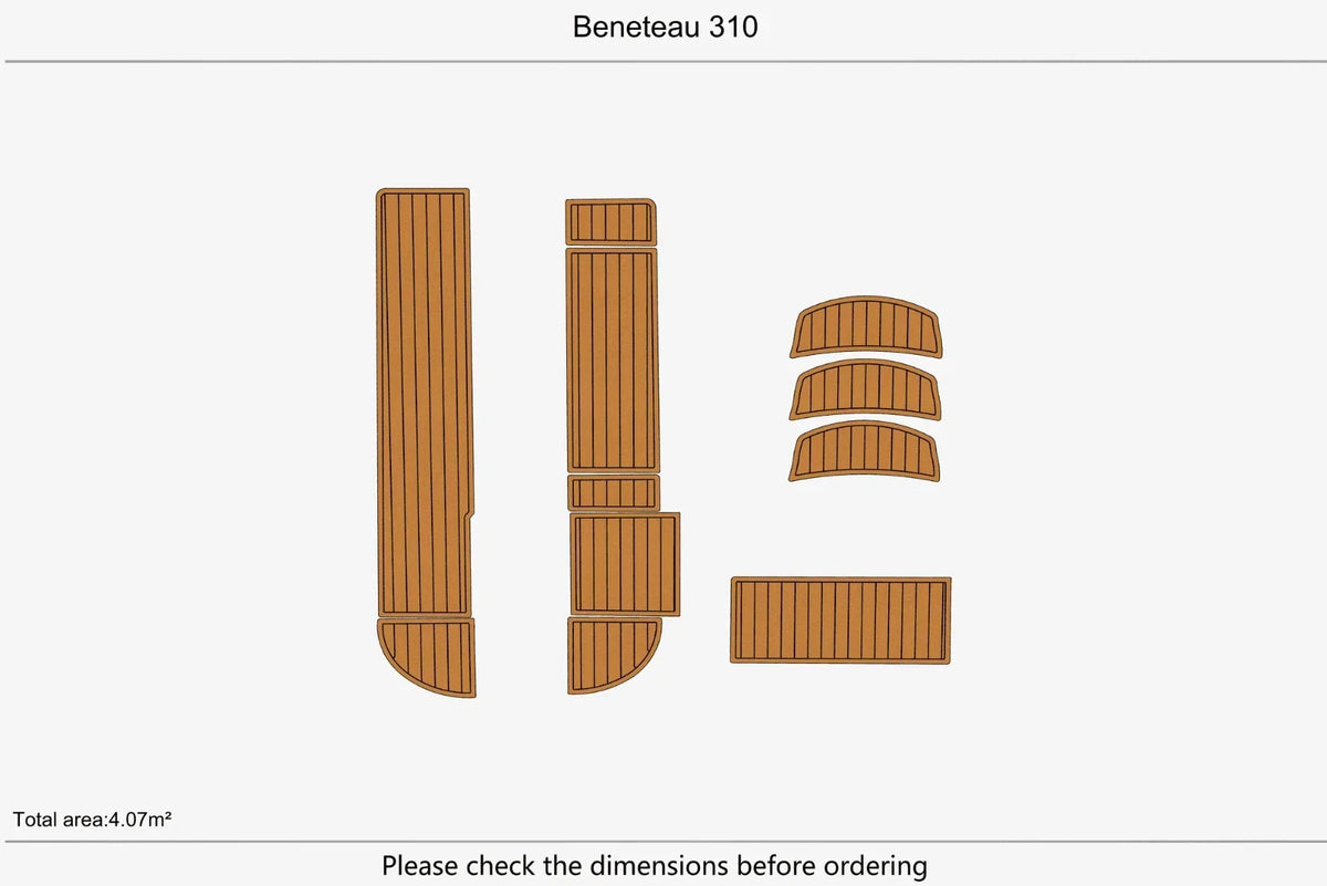 EVA Pad Flooring Mat for Beneteau 310