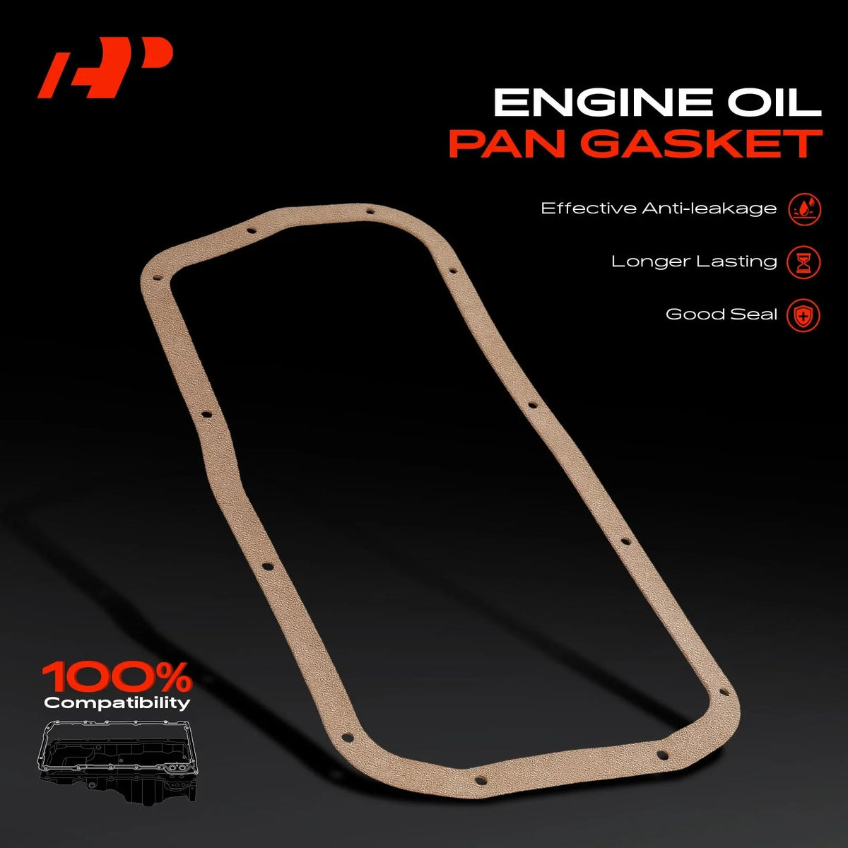 Oil Pan Gasket for Nissan Xterra, Frontier 1998-2004
