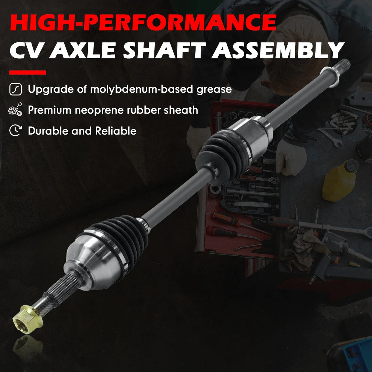 2 Front CV Axle Shaft Assemblies for Nissan Altima Rogue (2013–2020)