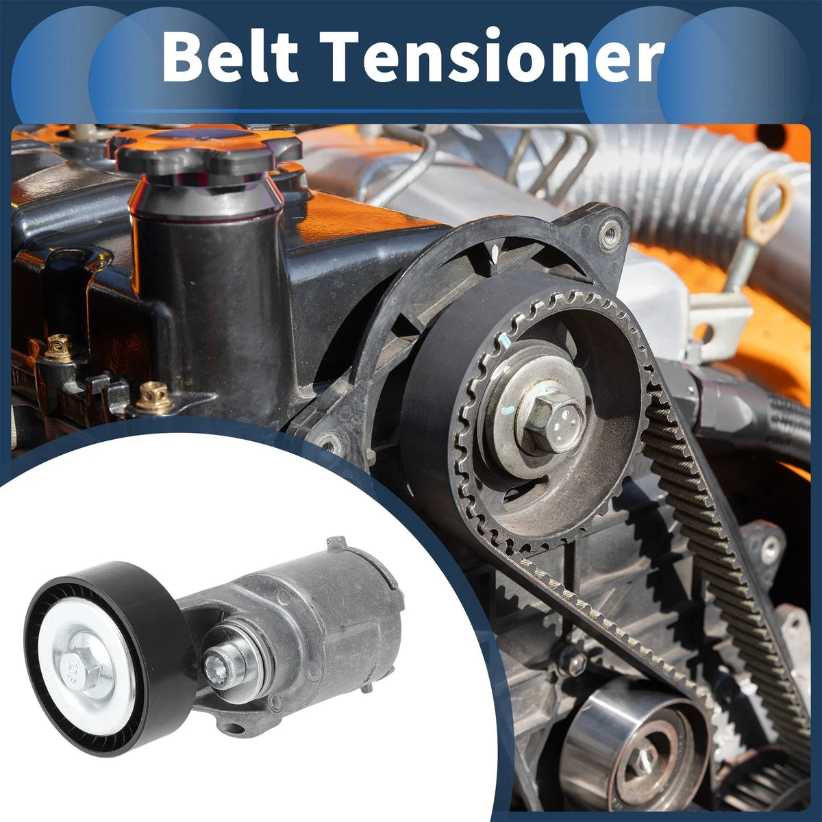 Belt Tensioner for Volkswagen Beetle (2011–2019) No. 07K903315F Metal