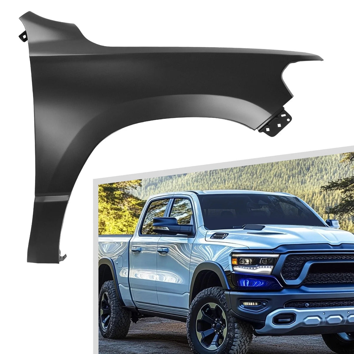 Fender for RAM 1500 Front Passenger Side (2019–2025)