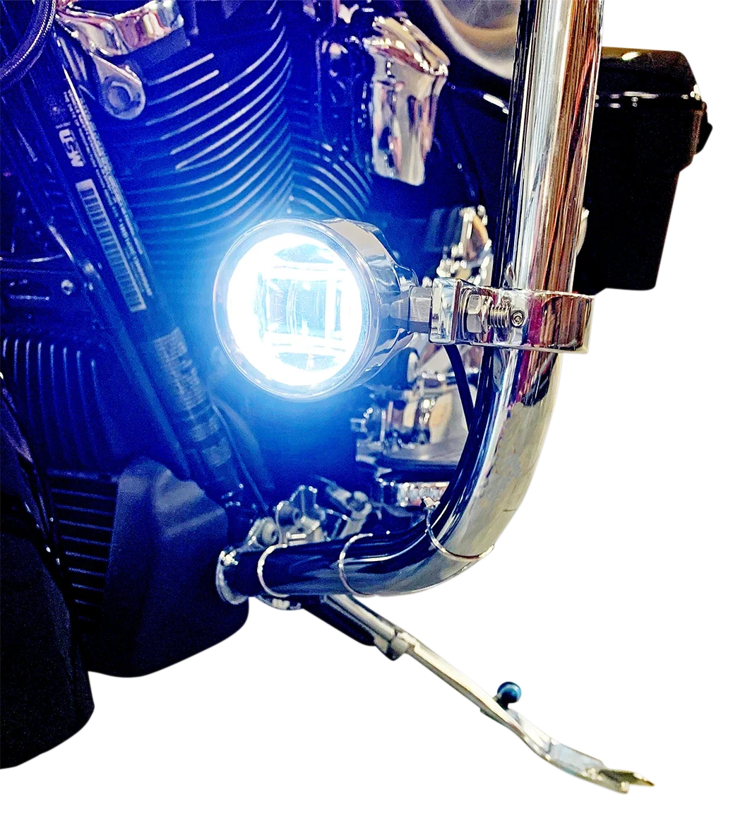 Custom Dynamics LED Fog Light for Indian (Chrome) PB-FOG-IND-C