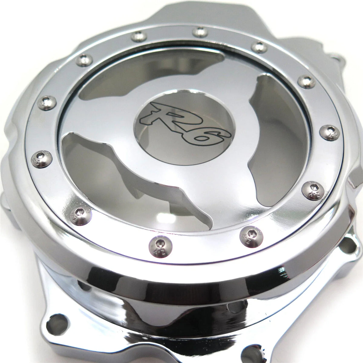 Left Engine Stator Cover in Chrome for Yamaha YZF-R6 (2006-2021)