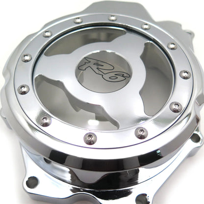 Left Engine Stator Cover in Chrome for Yamaha YZF-R6 (2006-2021)