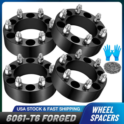 4 Wheel Spacers 2" 6x5.5 M12x1.5 for Toyota 4Runner Lexus GX470 03-23