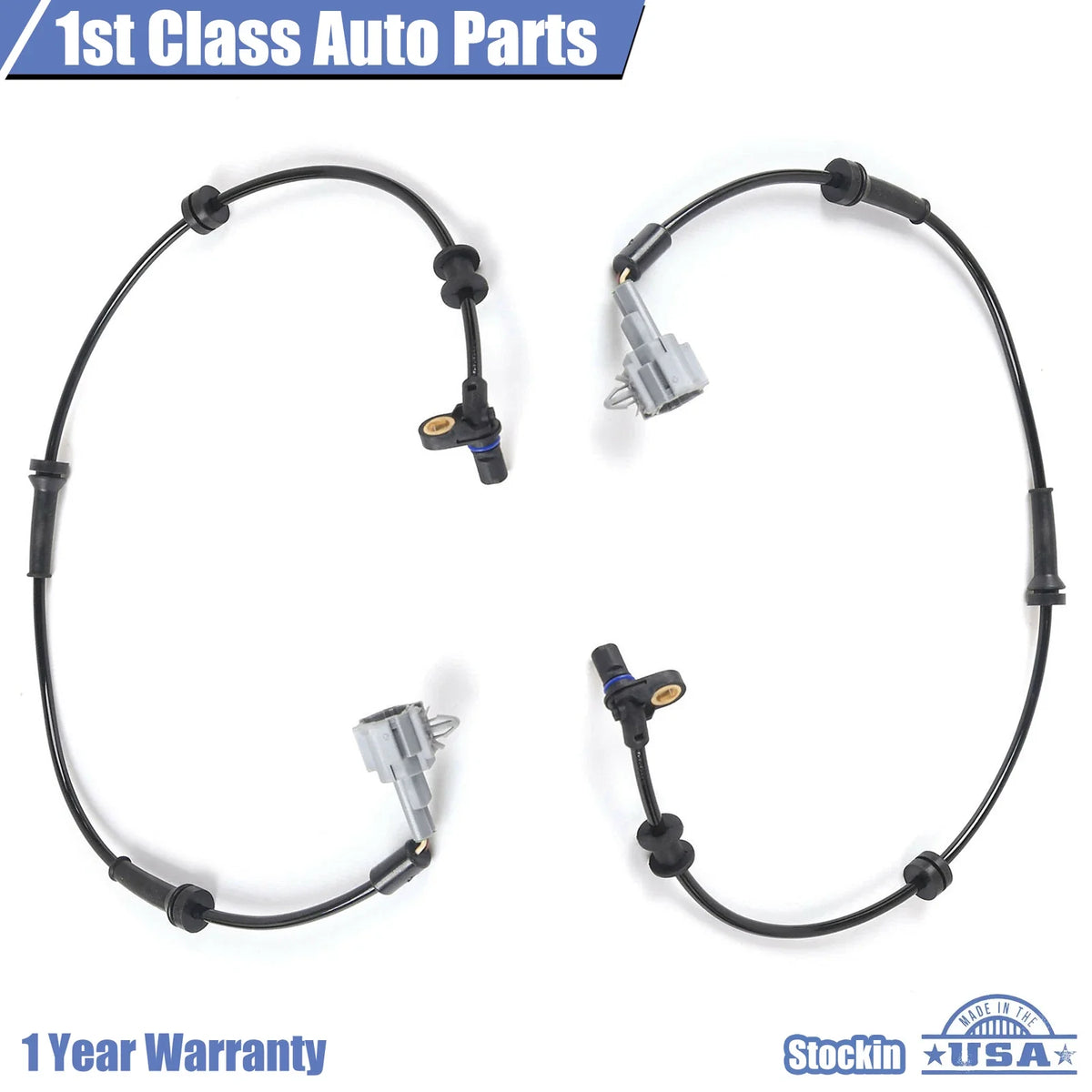2X ABS Wheel Speed Sensor for Nissan Armada Titan (2004–2007)