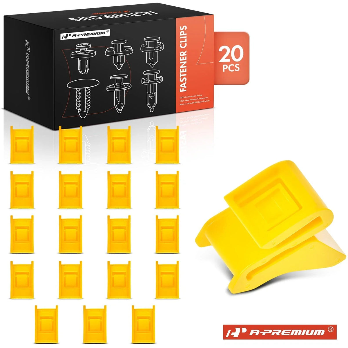 20Pcs 32mm Nylon Rear Bumper Cover Clips for Nissan Infiniti
