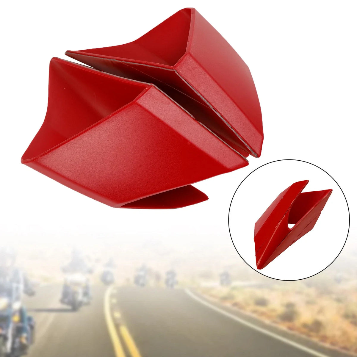 Red Front Winglets Side Covers for Honda CBR650R (2019-2021)