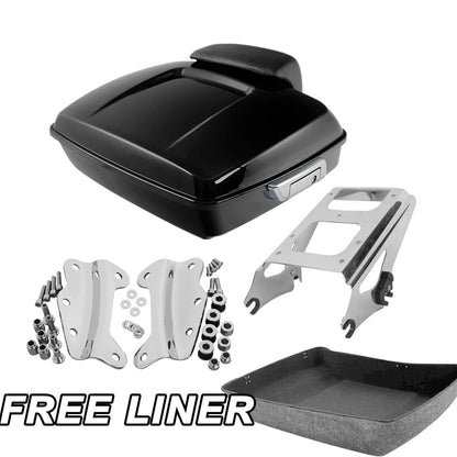 Chopped Trunk Pad Mount Rack for Harley Touring 2009–2013