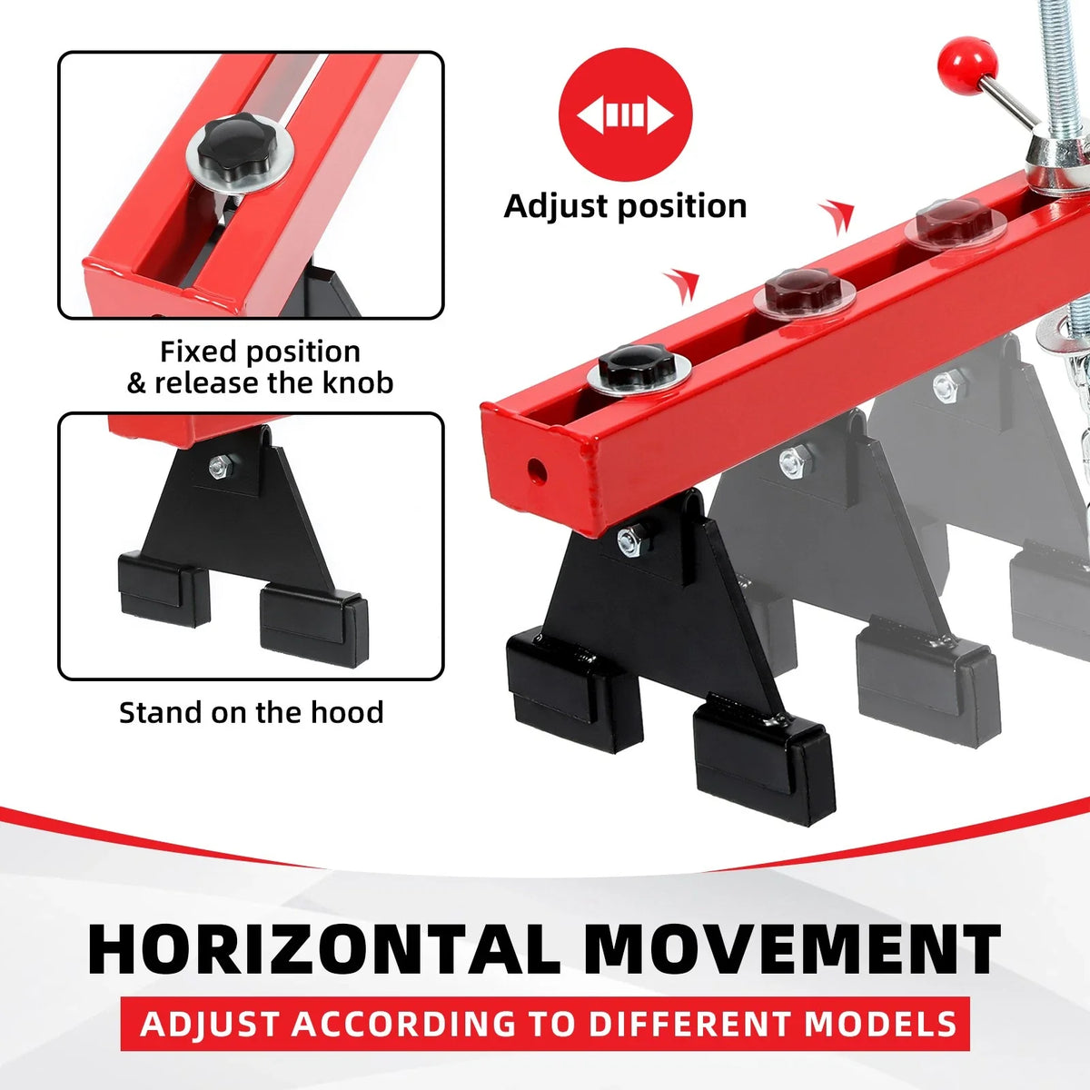 1100lb Capacity Engine Support Bar for Motor Transverse Lift Holder