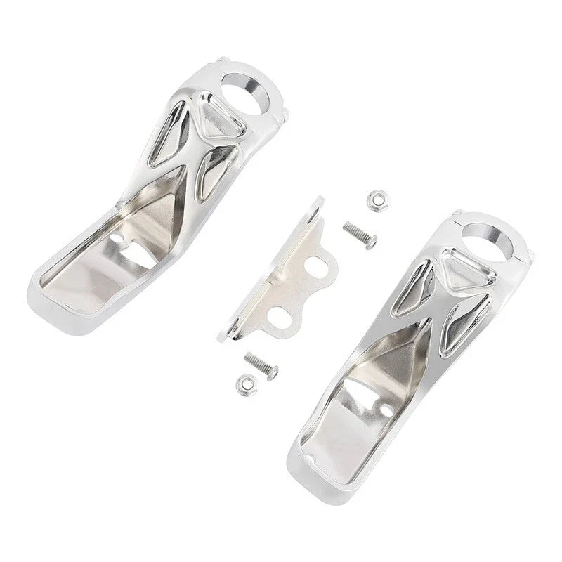 Chrome Mount Bracket for Headlight Fairing on Harley Low Rider ST (2022-2025)