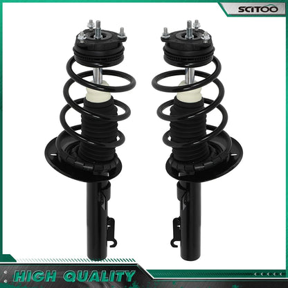 Complete Front Strut Spring & Mount Pair for Ford Focus 2008–2011