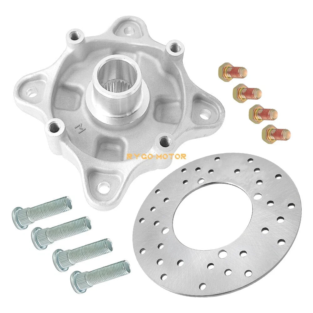 Rear Wheel Hub & Brake Rotor & Studs for Polaris RZR 570/800 (2008–2019)