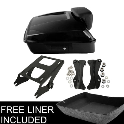 Chopped Trunk Mount Rack Docking Kit for Harley Touring 2014-On
