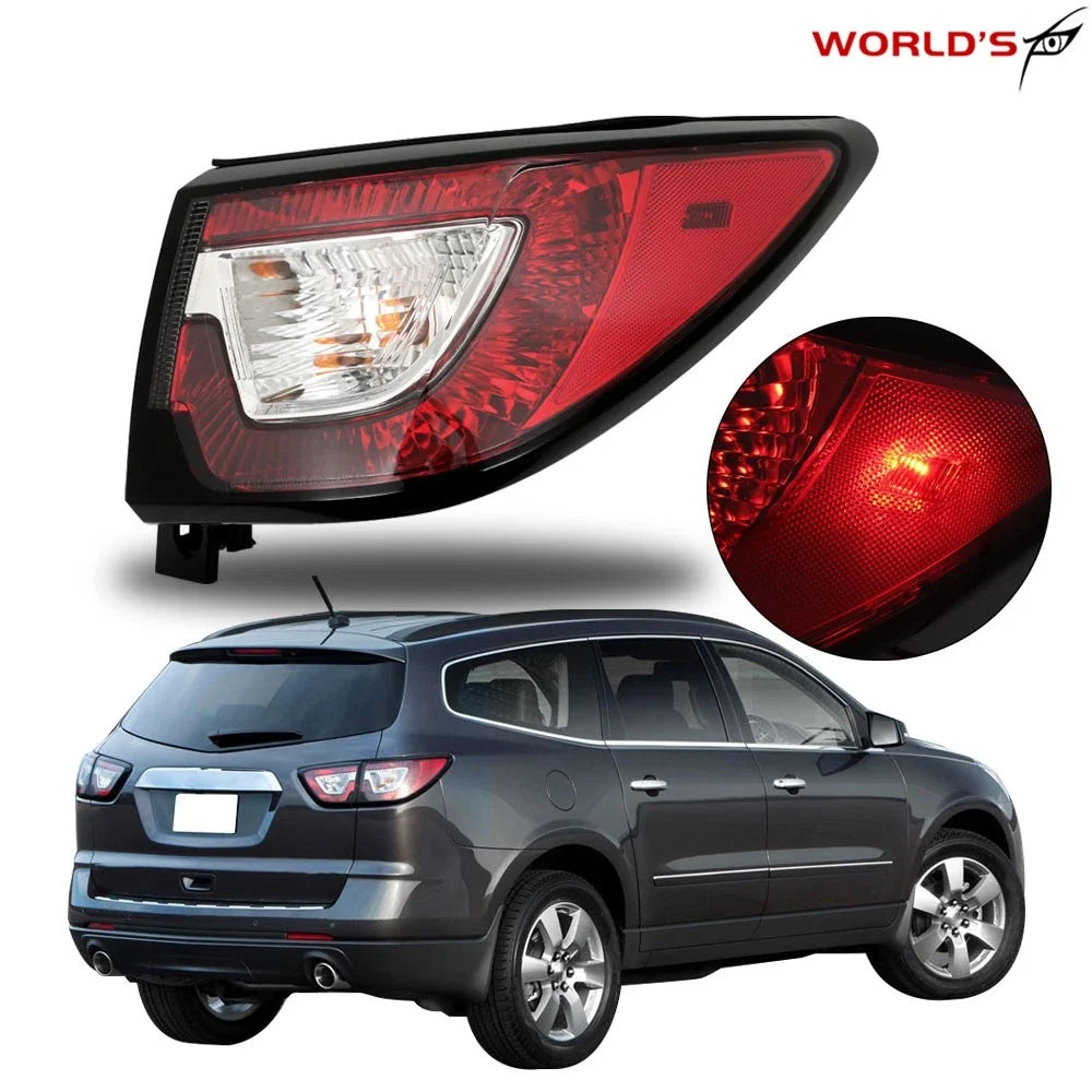 Tail Light for Chevrolet Traverse (2013–2017) Passenger Side Outer with Bulb