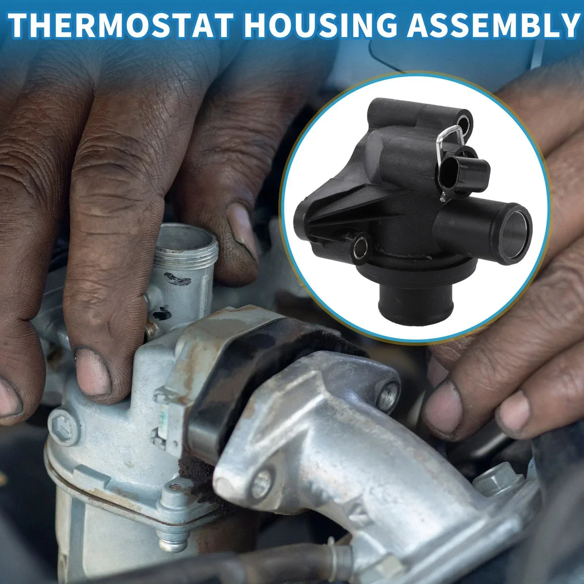 Coolant Thermostat Housing for A160 A190 Mercedes-Benz 2000-2005
