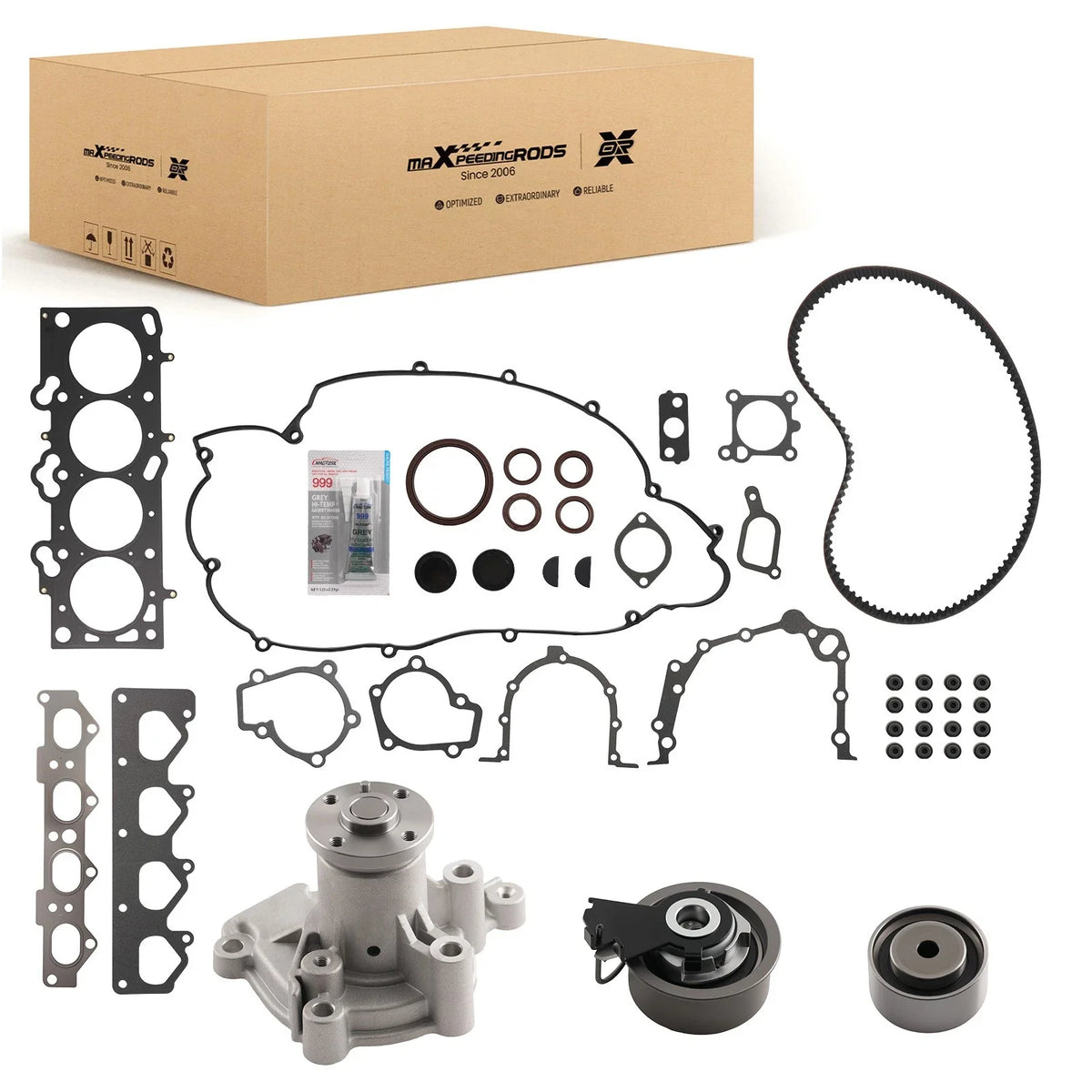 Head Gasket Set & Timing Belt Water Pump Kit HS26181PT for Kia Sportage 2007
