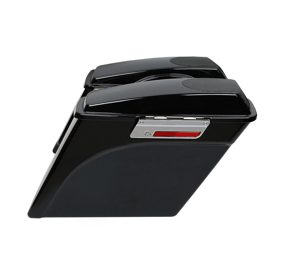 Stretched Saddlebags Speaker Lids Bracket for Harley 1984-2017 Softail