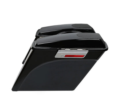 Stretched Saddlebags Speaker Lids Bracket for Harley 1984-2017 Softail