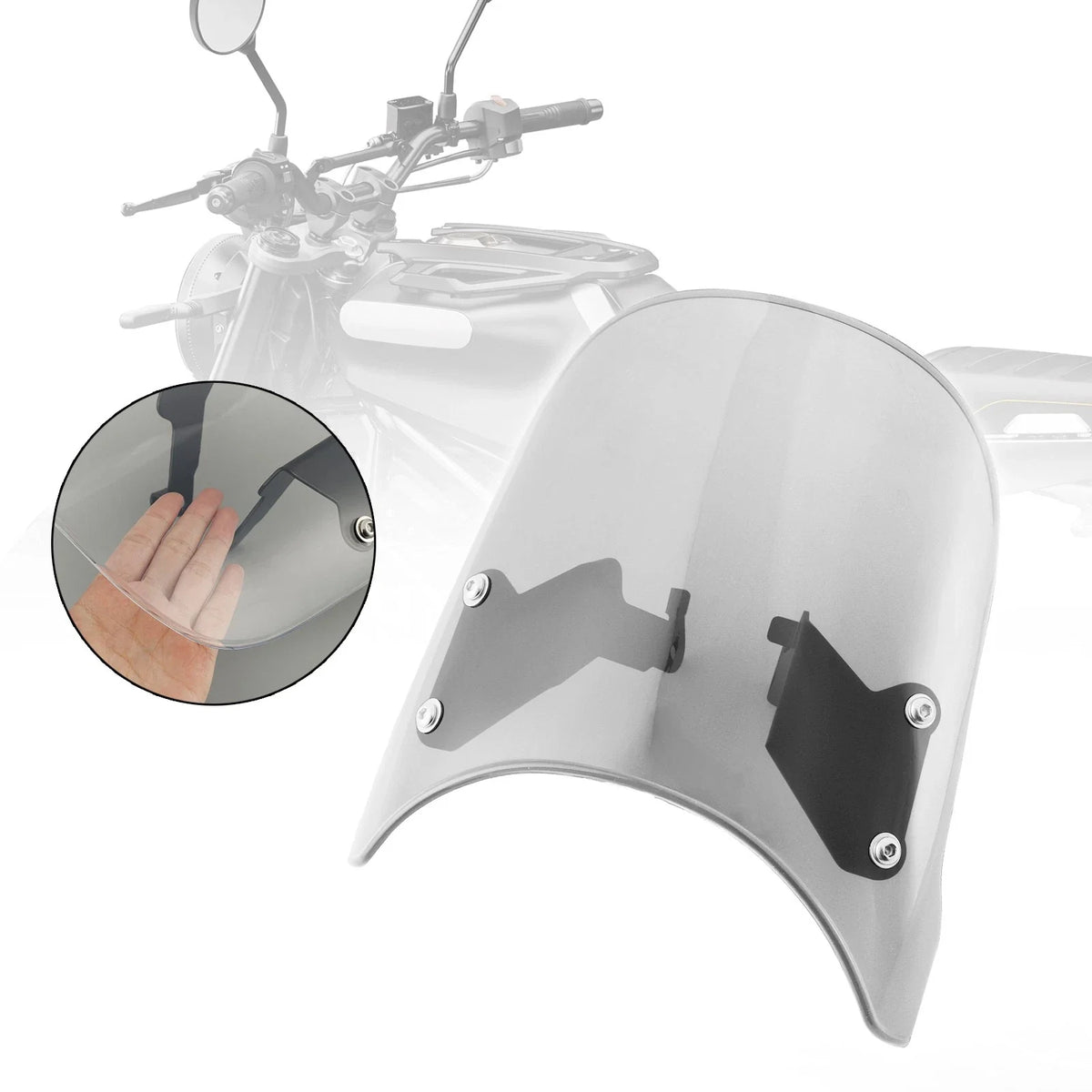 Windshield WindScreen for Husqvarna Vitpilen 401 Svartpilen 401 (2019–2023)