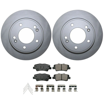 Rear Brake Disc Kit 262mm with Akebono Ceramic Pads for 2013-2019 Models