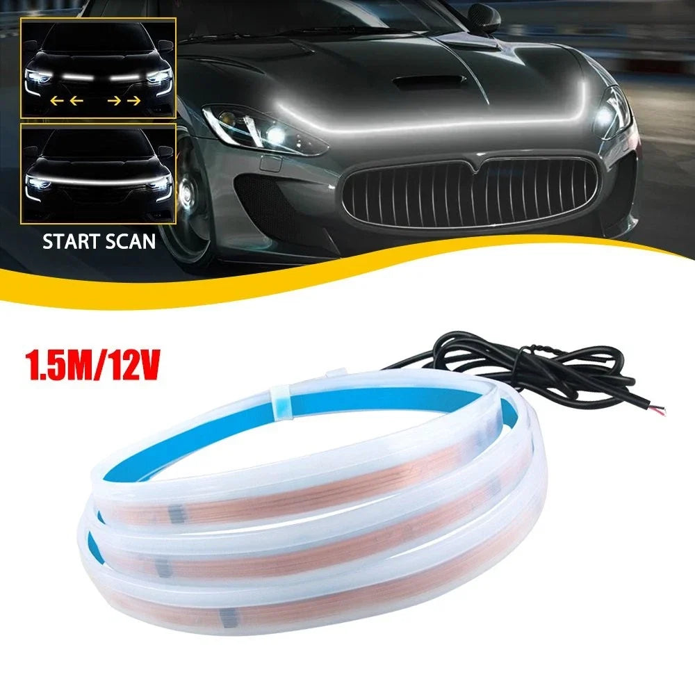 2X Flexible LED Light Strip 150cm for Universal Cars