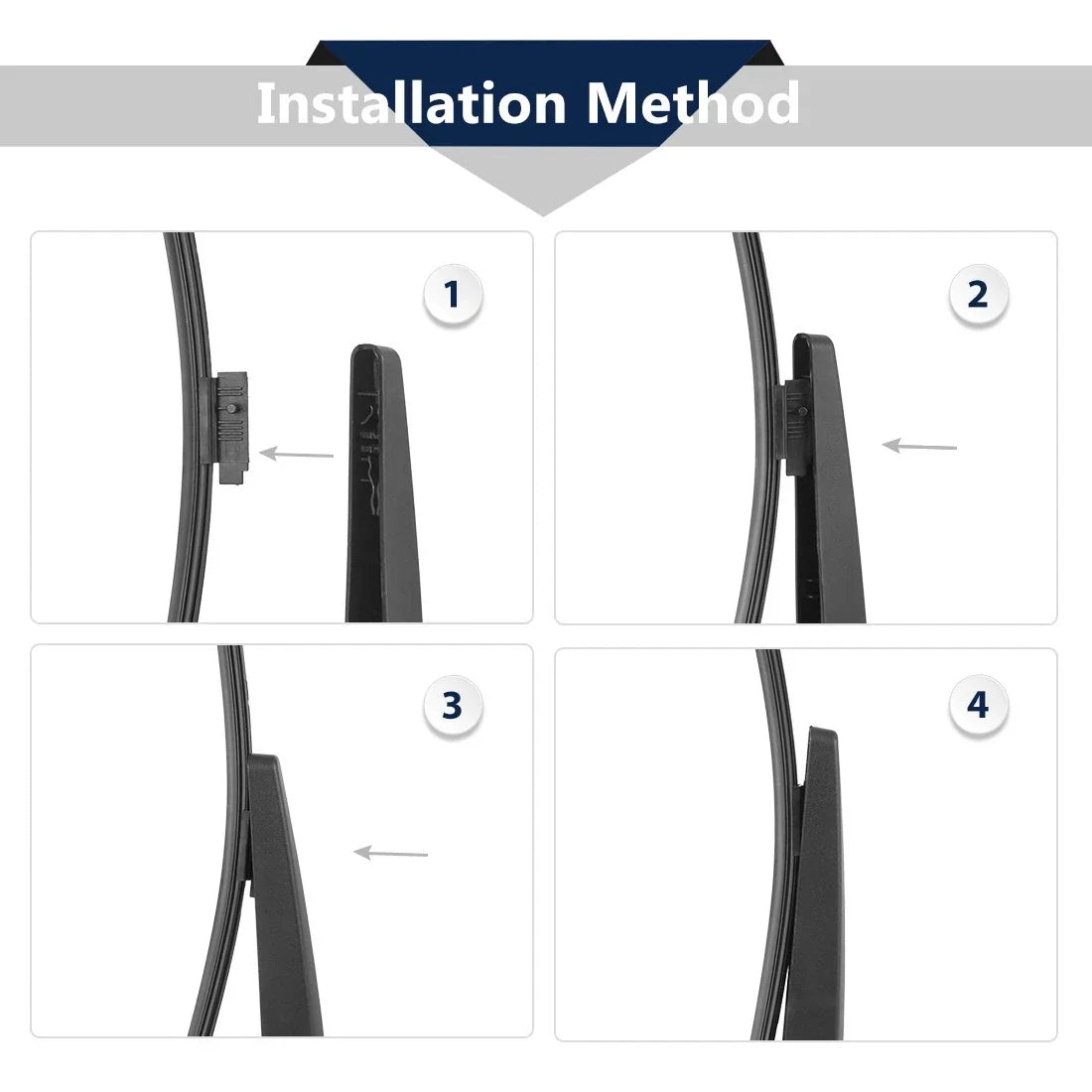 Rear Wiper Arm Set for BMW 3 Series E91 350mm/14in (2006-2012)