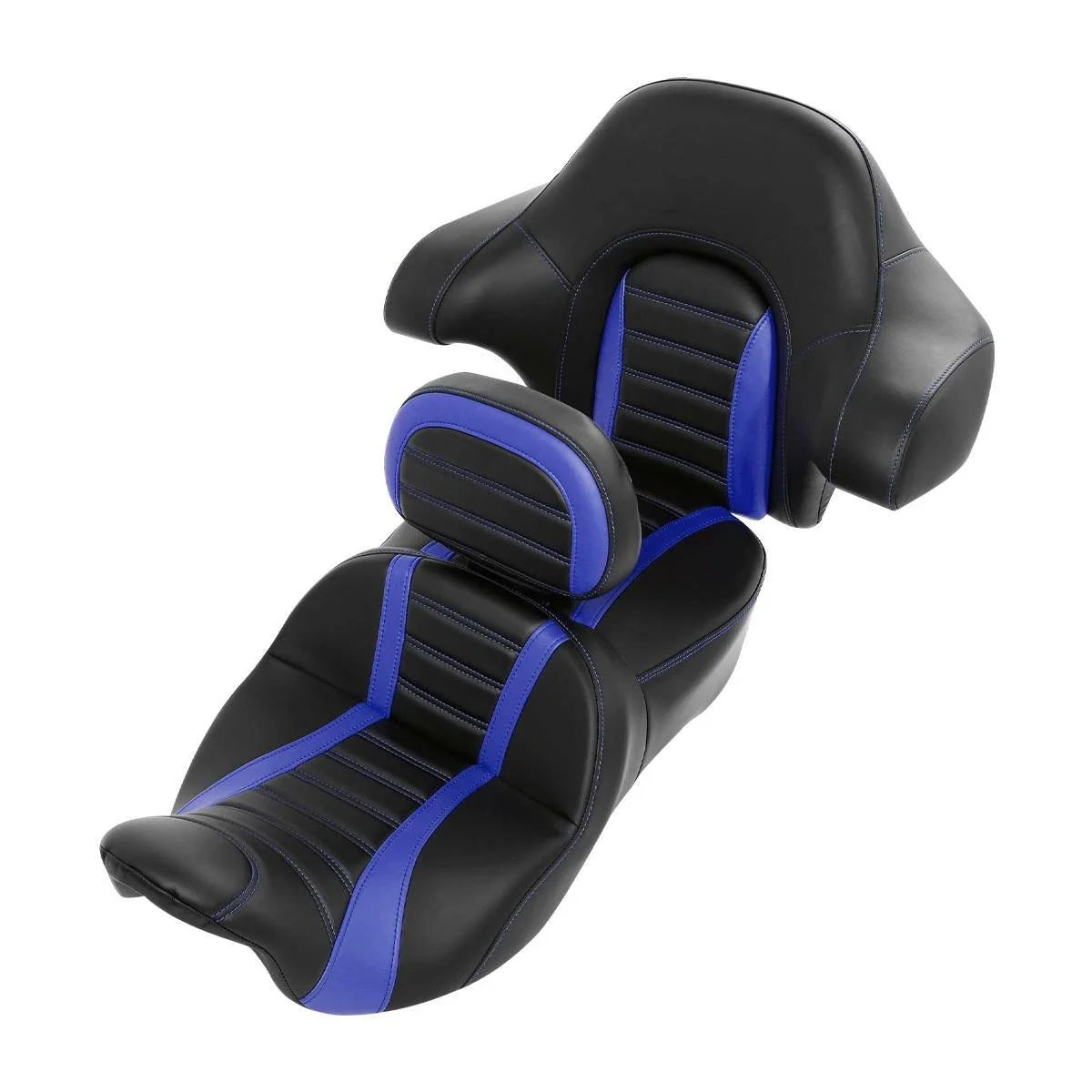 Backrest for Harley Touring 2014-2023 - Black Blue