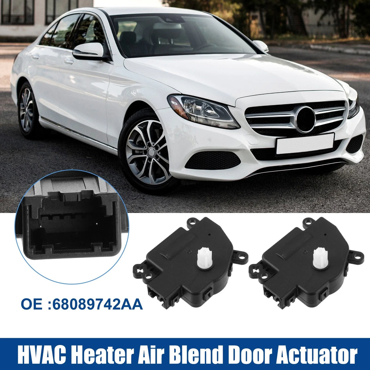 2X Air Door Actuator for Dodge Ram 1500 (2011–2018)