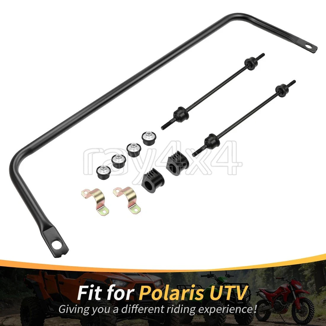 Stabilizer Bar & Bushing Kit for Polaris Ranger Crew XP 1000 900 (2015–2023)