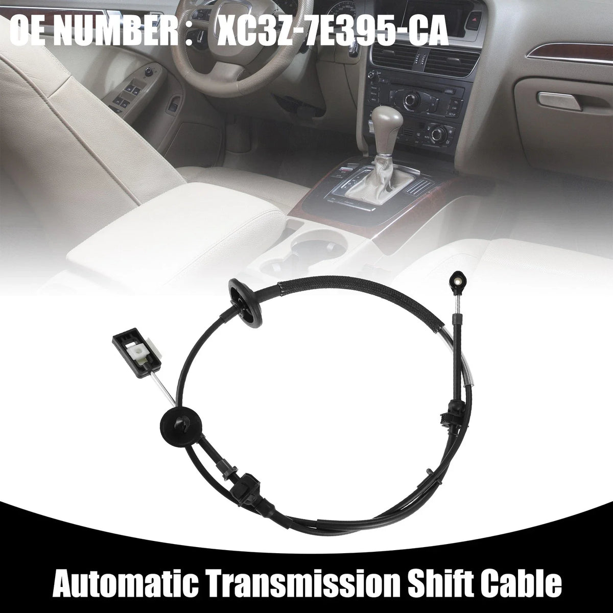 Automatic Transmission Shift Cable for Ford Excursion (2000–2005) Metal Black