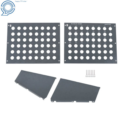 48 Capacity R8 Collet Cabinet for Workshop Organizer (0.98" Hole Diameter)