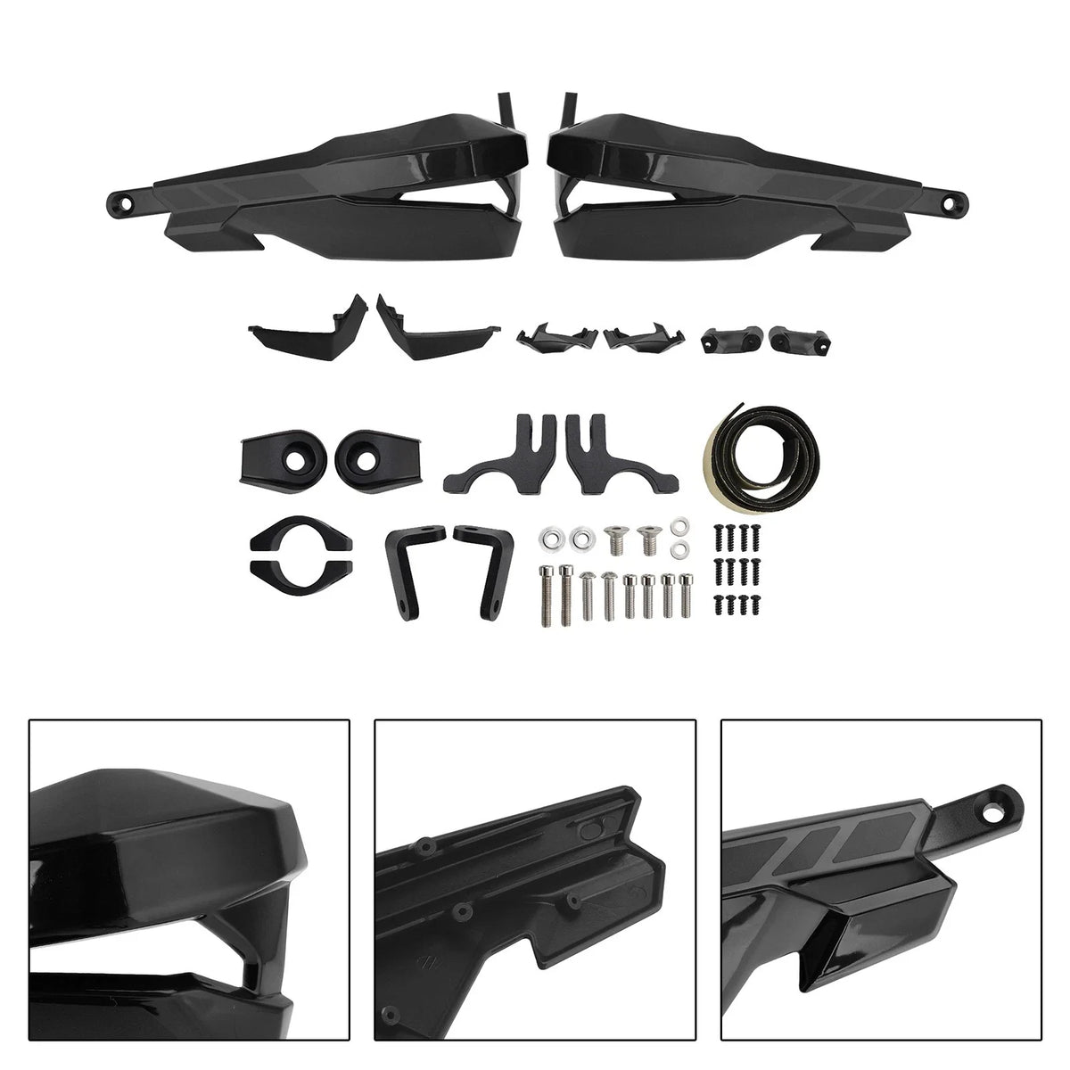 2024-2025 Scrambler 400 X Handguard Protector in Black
