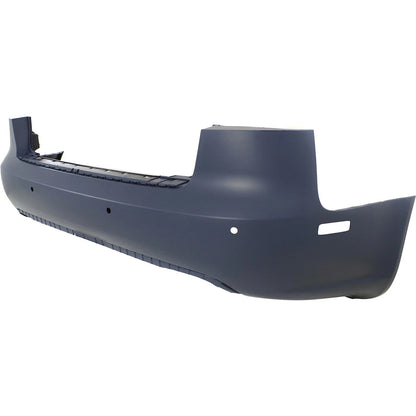 Rear Bumper Cover for Audi A4 Quattro Sedan (2005–2008) w/Park Sensor Holes