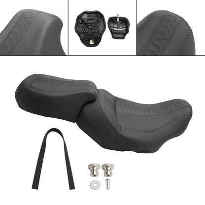 Complete Cushion Rider Passenger Seat for Harley Touring CVO Glide (2023–2024)
